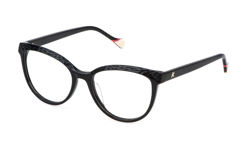 Eyeglasses Yalea Svetlana VYA170 (0700) color nero lucido 