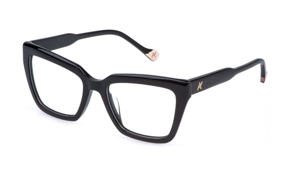 Eyeglasses Yalea Ingrid VYA176 (0700) color nero lucido 