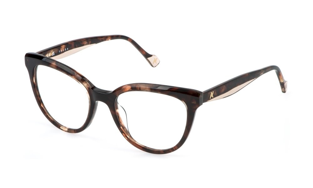Eyeglasses Yalea Linda VYA179 (02AD) color avana chiara lucida 