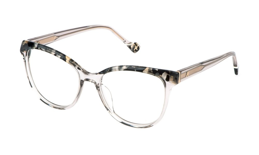 Eyeglasses Yalea Linoy VYA180V (04G0) color grigio trasparente 