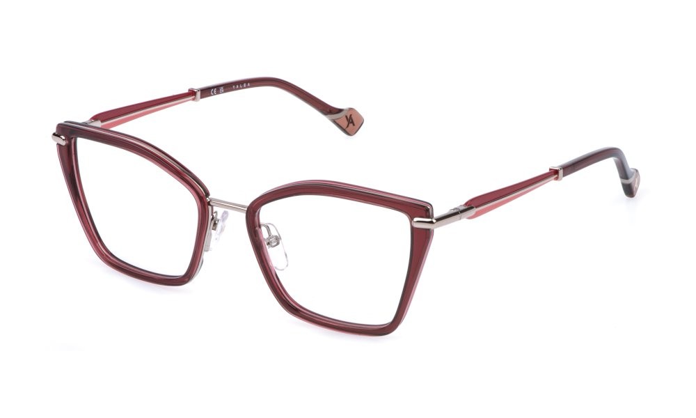 Eyeglasses Yalea Sonia VYA188 (0A39) color oro rosso lucido totale 