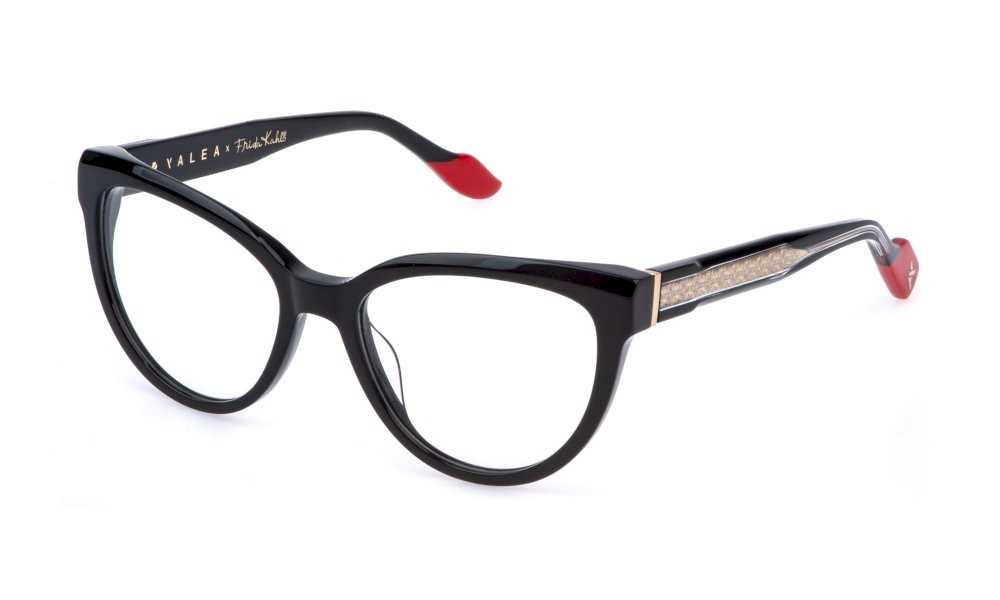 Occhiali da vista Yalea Frida kahlo VYA222 (0700) colore nero lucido 
