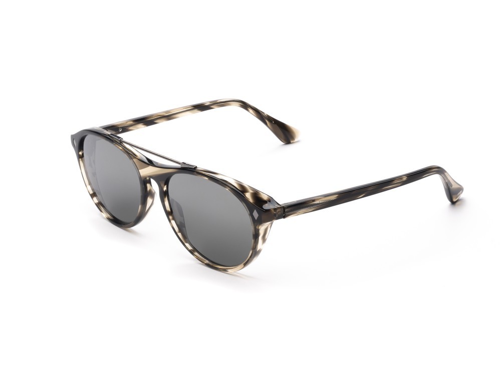 Sunglasses Web WE0323 (05C) color nero / altro shape aviator lenses fumo specchiato