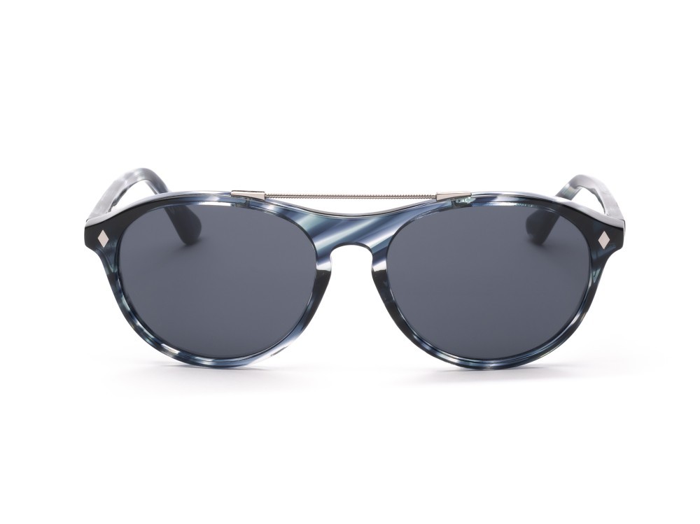 Sunglasses Web WE0323 (92A) color blu / altro shape aviator lenses fumo