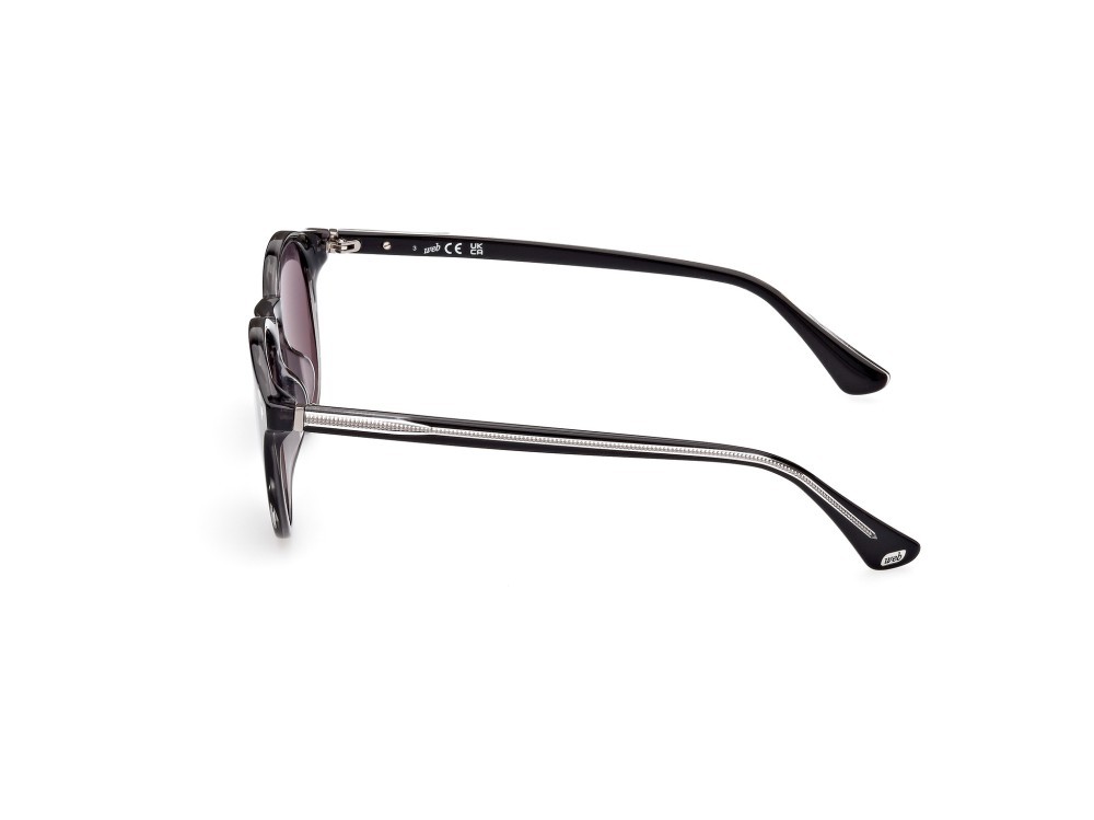 Sunglasses Web WE0328 (05A) color nero / altro shape round lenses fumo