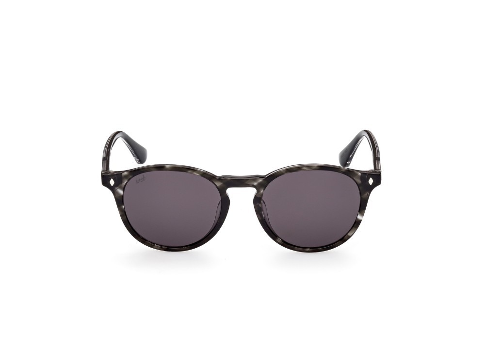 Sunglasses Web WE0328 (05A) color nero / altro shape round lenses fumo