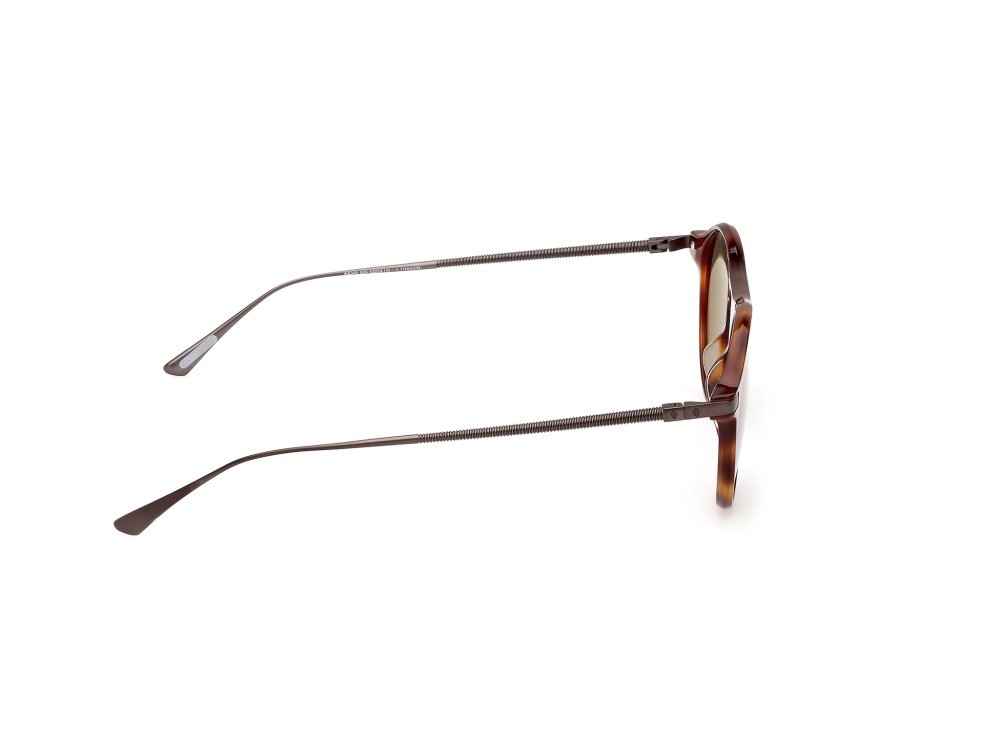 Sunglasses Web WE0346 (52N) color avana scura shape round lenses verde