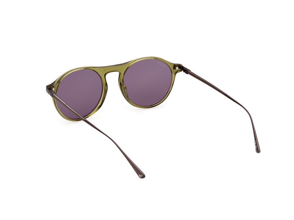 Sunglasses Web WE0346 (95A) color verde chiaro / altri shape round lenses fumo