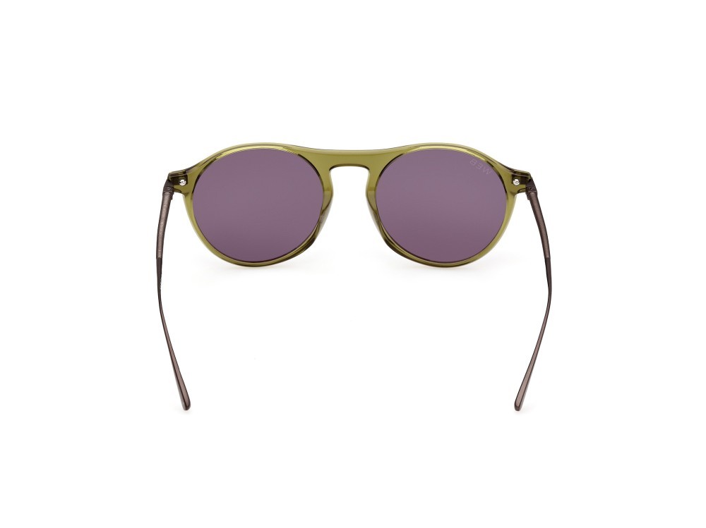 Sunglasses Web WE0346 (95A) color verde chiaro / altri shape round lenses fumo