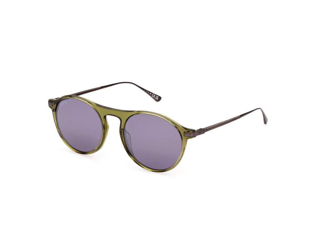 Sunglasses Web WE0346 (95A) color verde chiaro / altri shape round lenses fumo