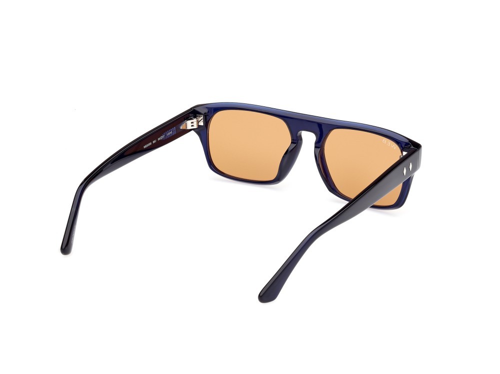 Sunglasses Web WE0359 (90J) color blu lucido shape square lenses roviex