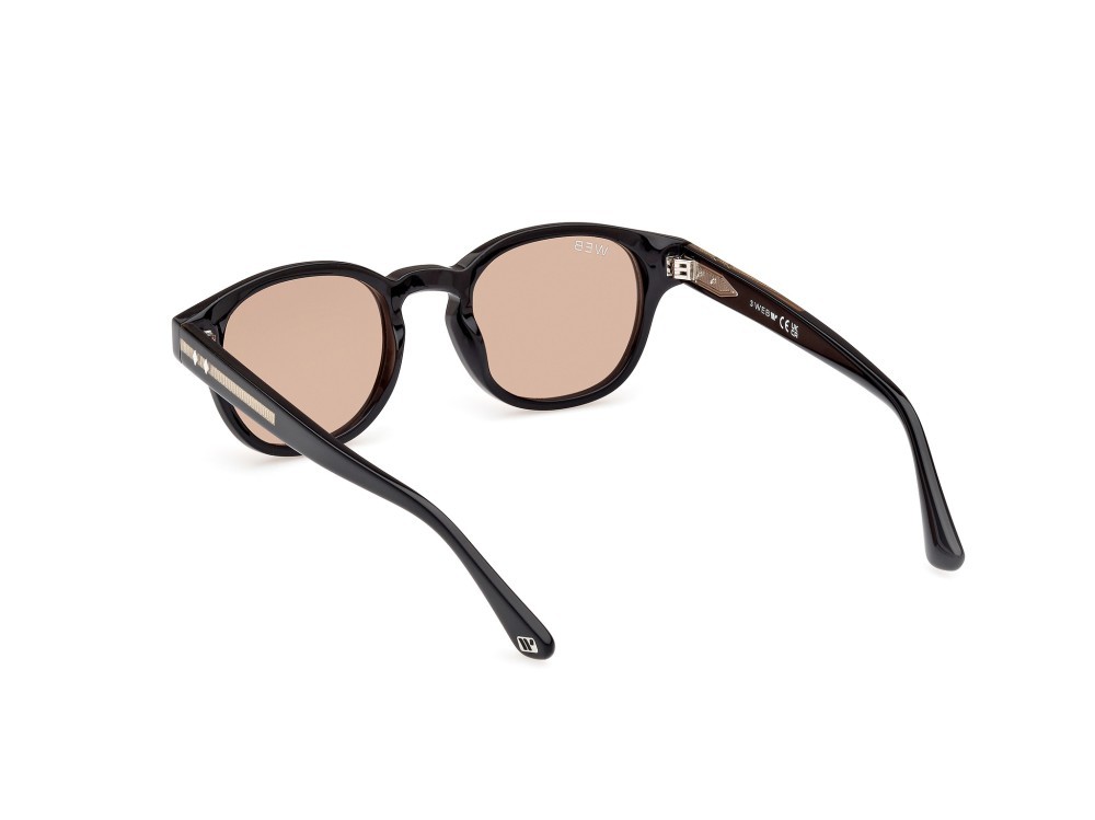 Sunglasses Web WE0361 (05J) color nero lucido shape round lenses roviex