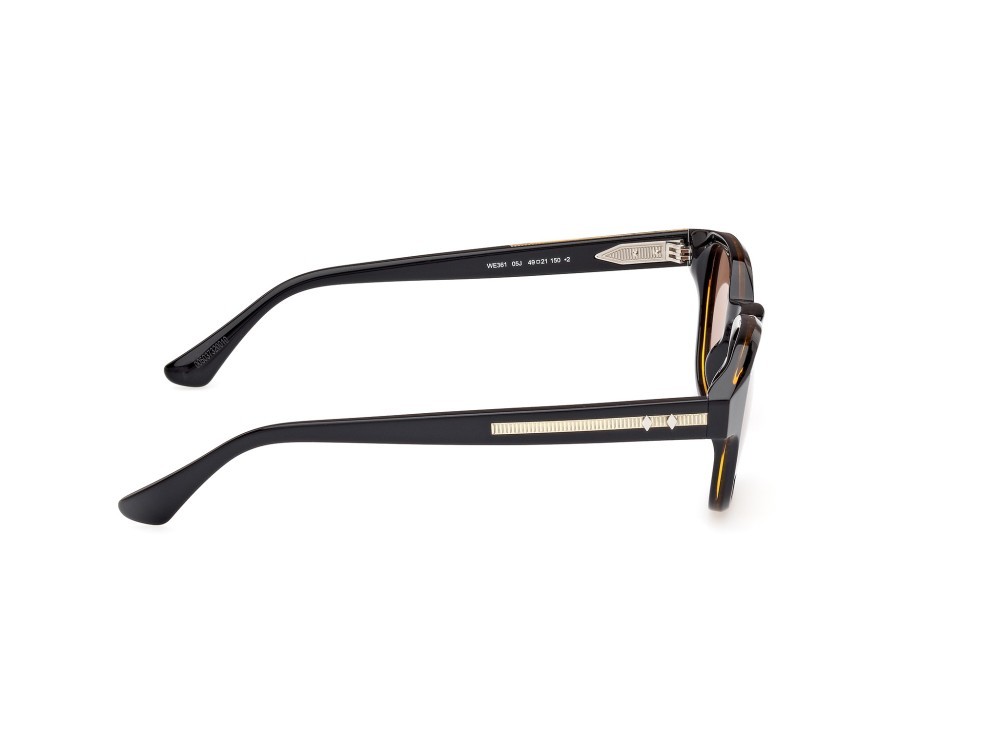 Sunglasses Web WE0361 (05J) color nero lucido shape round lenses roviex