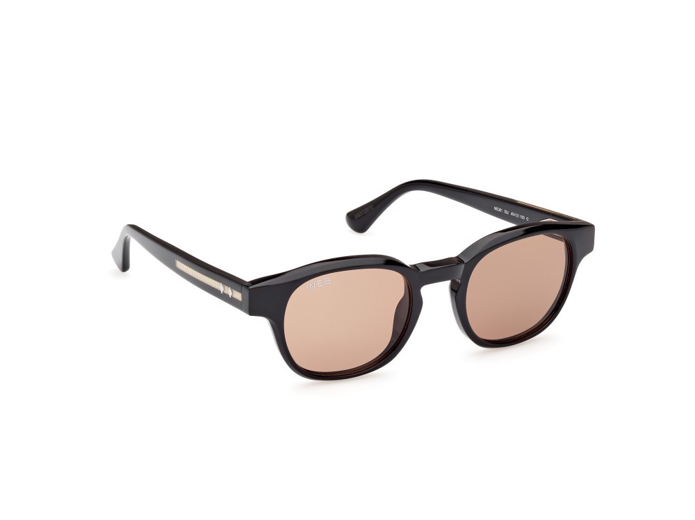 Sunglasses Web WE0361 (05J) color nero lucido shape round lenses roviex