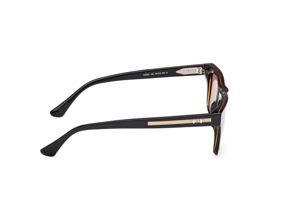 Sunglasses Web WE0362 (05J) color nero monocolore - nero lucido shape square lenses roviex