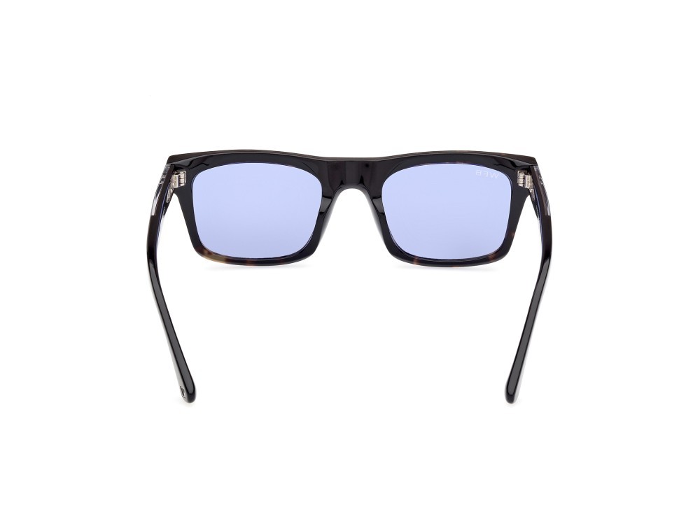Sunglasses Web WE0362 (56V) color nero striato - nero lucido shape square lenses blu