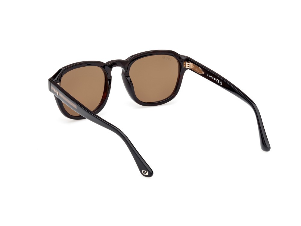Sunglasses Web WE0370 (56J) color avana monocolore shape round lenses roviex