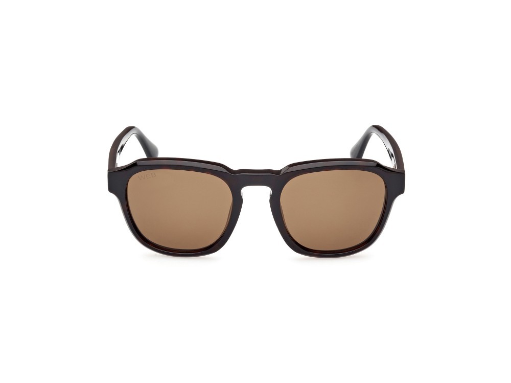 Sunglasses Web WE0370 (56J) color avana monocolore shape round lenses roviex