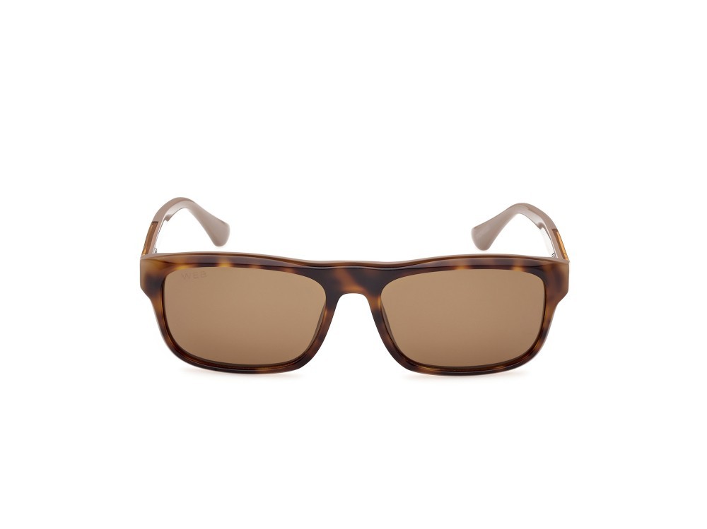 Sonnenbrillen Web WE0371 (56J) farbe avana monocolore form rechteckig gläser roviex