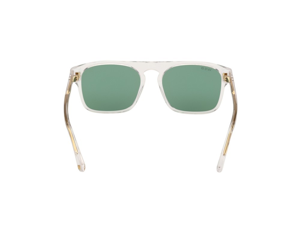 Sunglasses Web WE0373 (26N) color cristallo shape square lenses verde