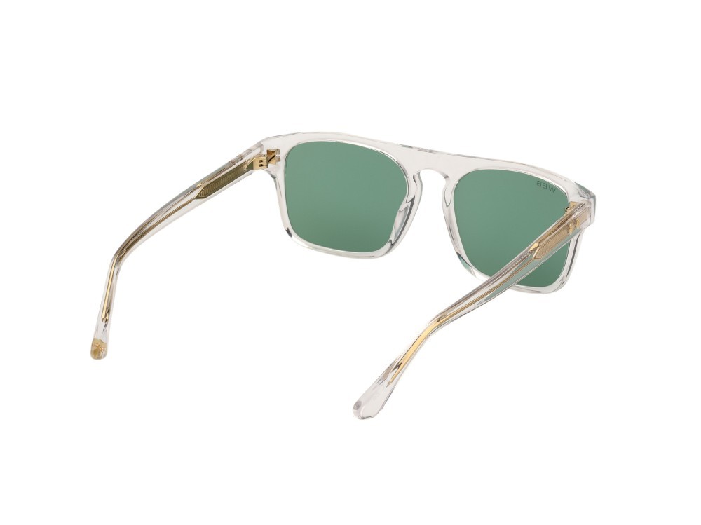 Sunglasses Web WE0373 (26N) color cristallo shape square lenses verde