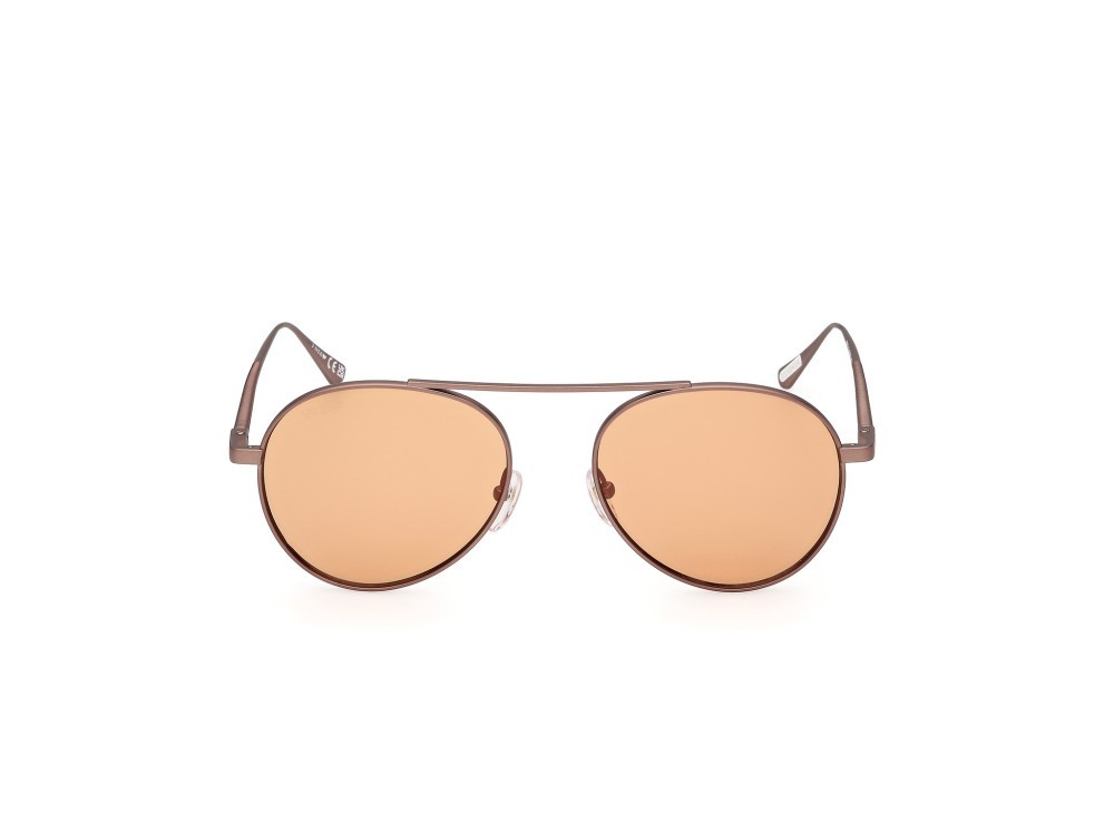 Sonnenbrillen Web WE0374 (37L) farbe bronzo scuro opaco form aviator gläser roviex specchiato