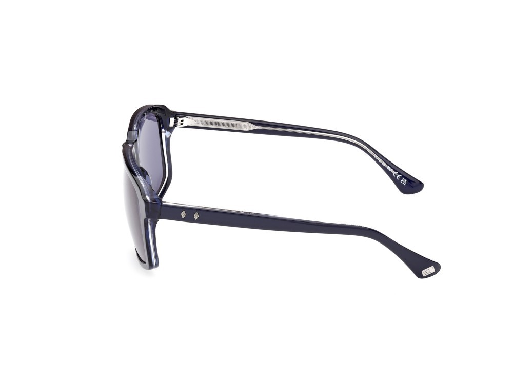Sunglasses Web WE0378 (92V) color blu-monocolore shape square lenses blu