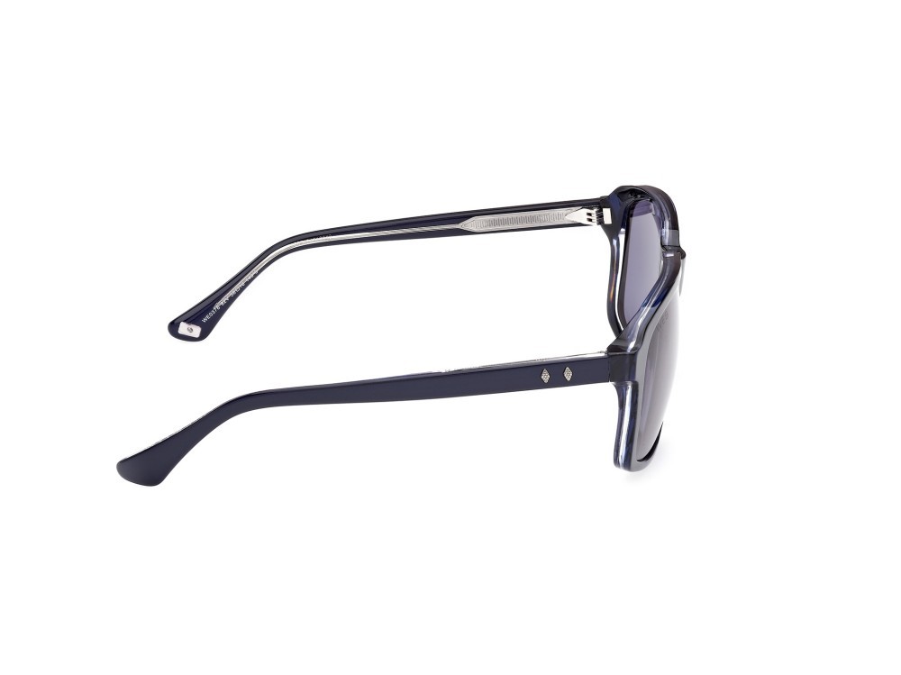 Sunglasses Web WE0378 (92V) color blu-monocolore shape square lenses blu