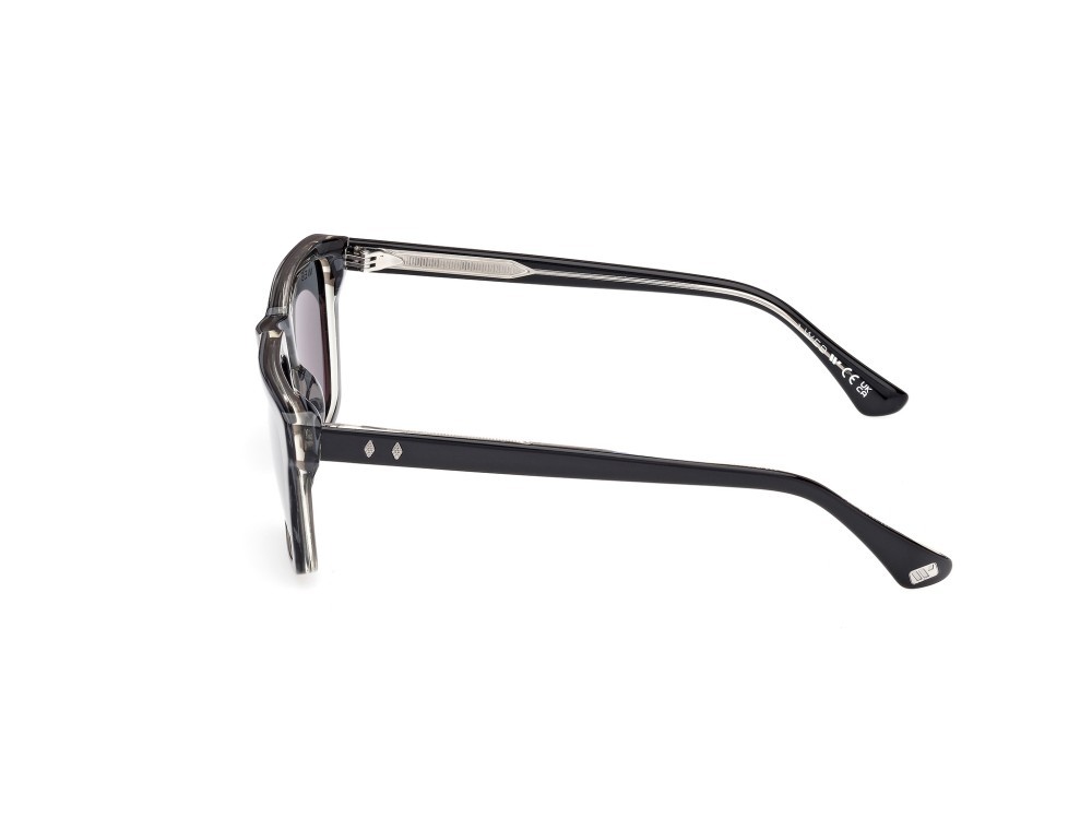 Sunglasses Web WE0379 (20A) color grigio/monocolore - nero/cristallo shape square lenses fumo