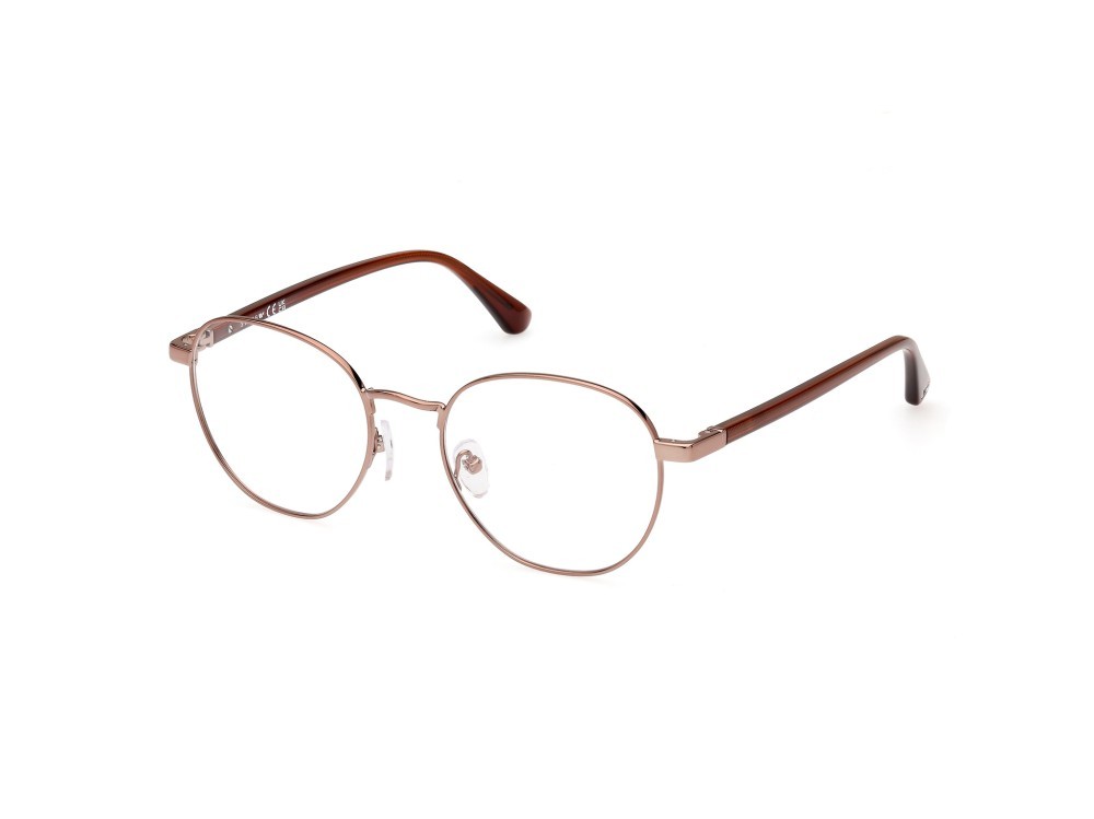 Brillen Web WE5414 (036) farbe bronzo scuro lucido form rund gläser presentazione - clear lens