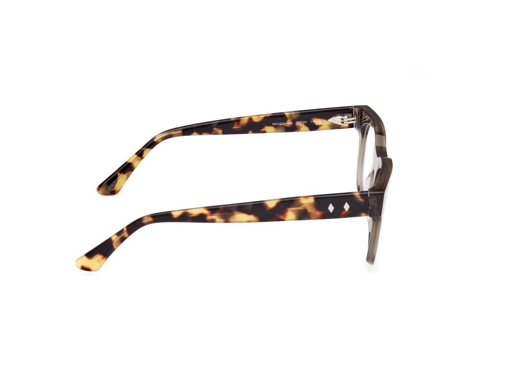 Brillen Web WE5425 (095) farbe verde chiaro lucido - avana colorata form rund 
