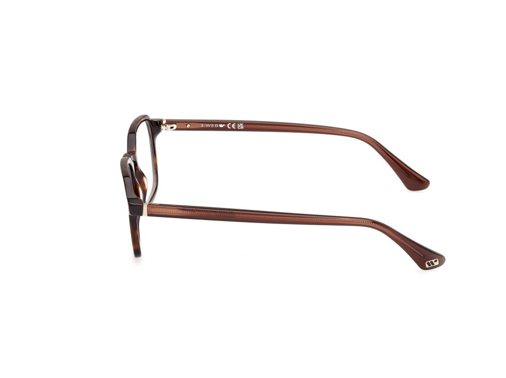 Eyeglasses Web WE5428 (056) color avana scura shape geometric 