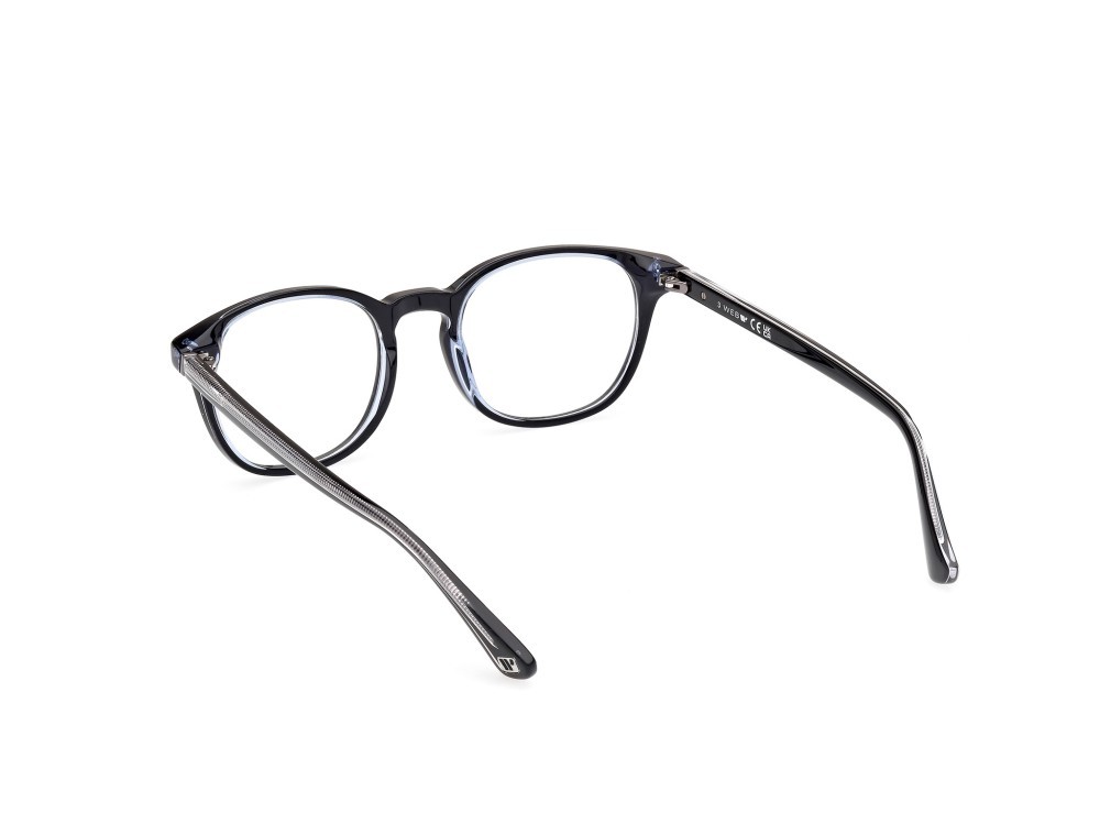 Eyeglasses Web WE5441 (005) color nero/monocolore - cristallo/monocolore shape oval 