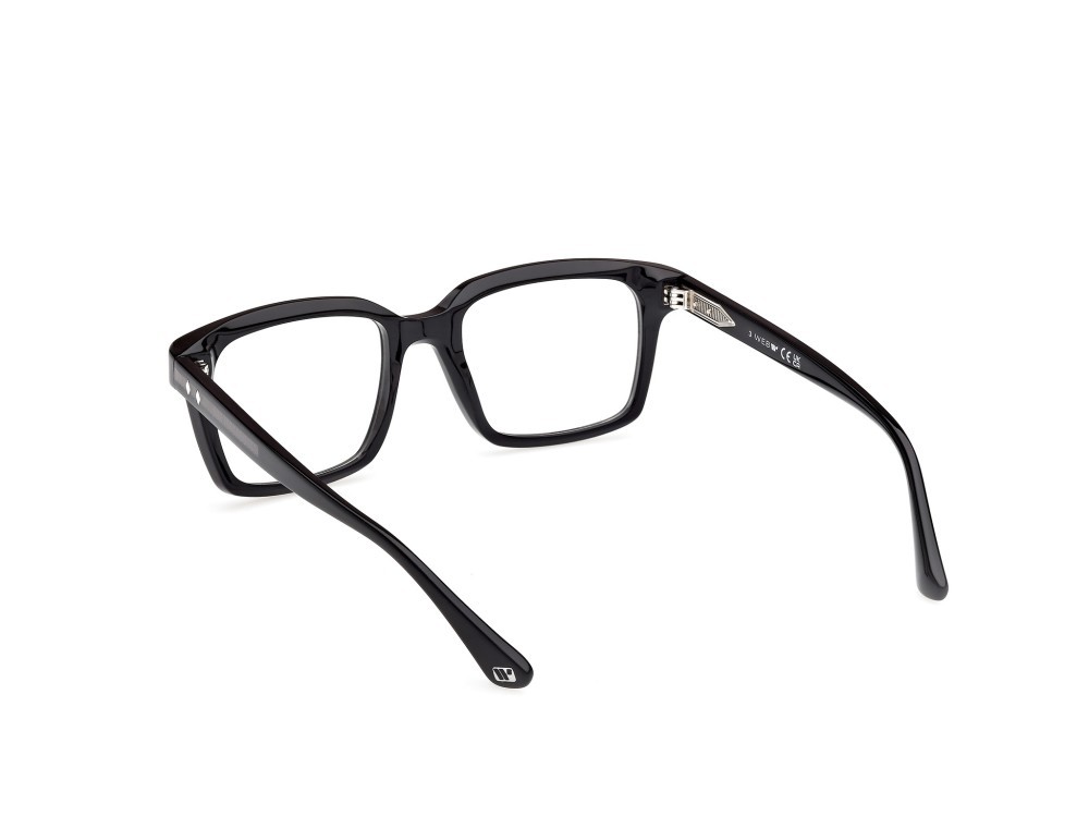 Occhiali da vista Web WE5452 (005) colore nero/monocolore - nero lucido forma rettangolare 