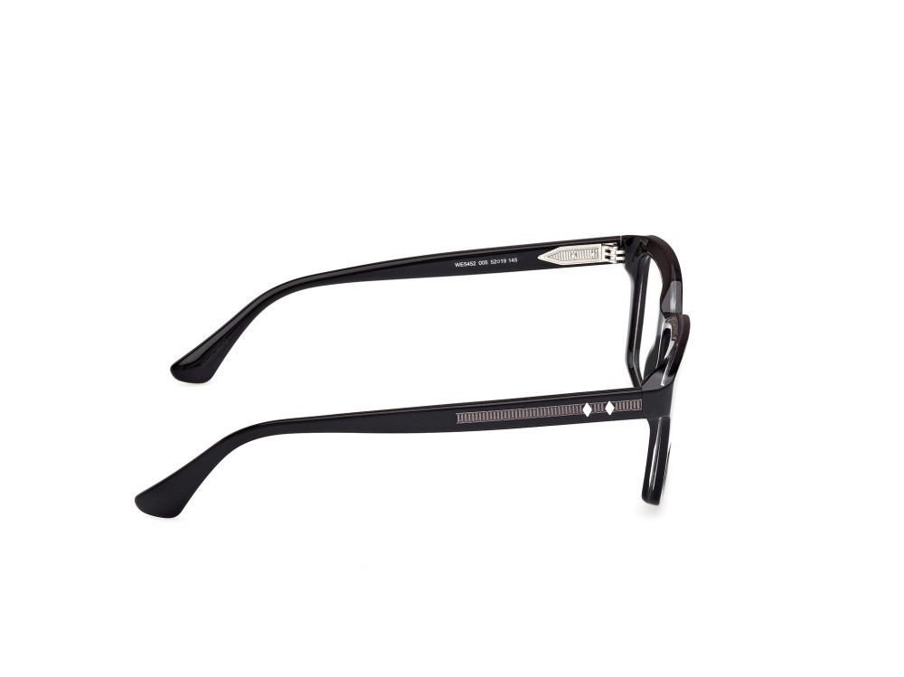 Occhiali da vista Web WE5452 (005) colore nero/monocolore - nero lucido forma rettangolare 