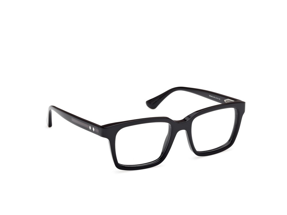 Occhiali da vista Web WE5452 (005) colore nero/monocolore - nero lucido forma rettangolare 
