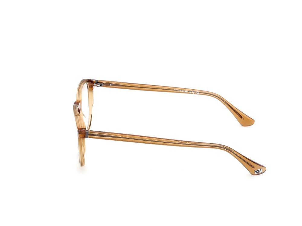 Eyeglasses Web WE5454 (039) color giallo chiaro lucido shape square 