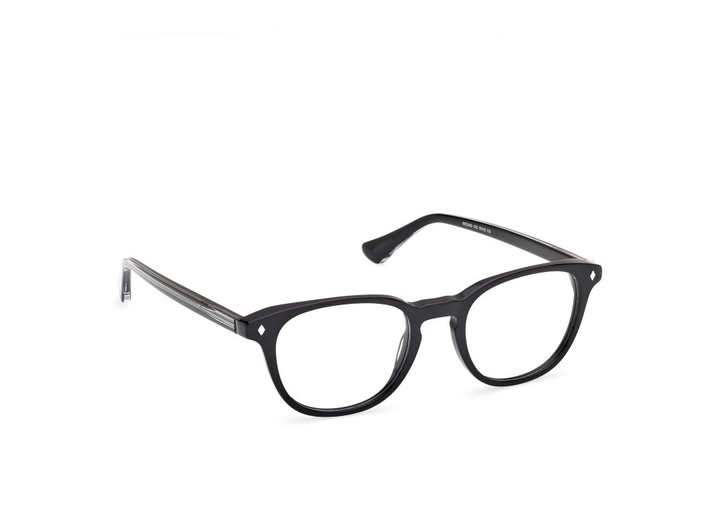 Occhiali da vista Web WE5455 (005) colore nero/monocolore - cristallo/monocolore forma rotondo 