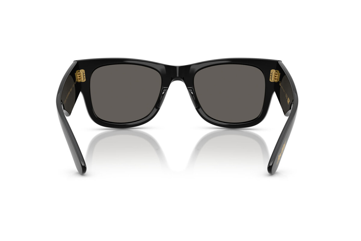 Sunglasses Man Woman Ray-Ban Mega Wayfarer Blacked Out di A$AP Rocky RB 0840S 6826J5