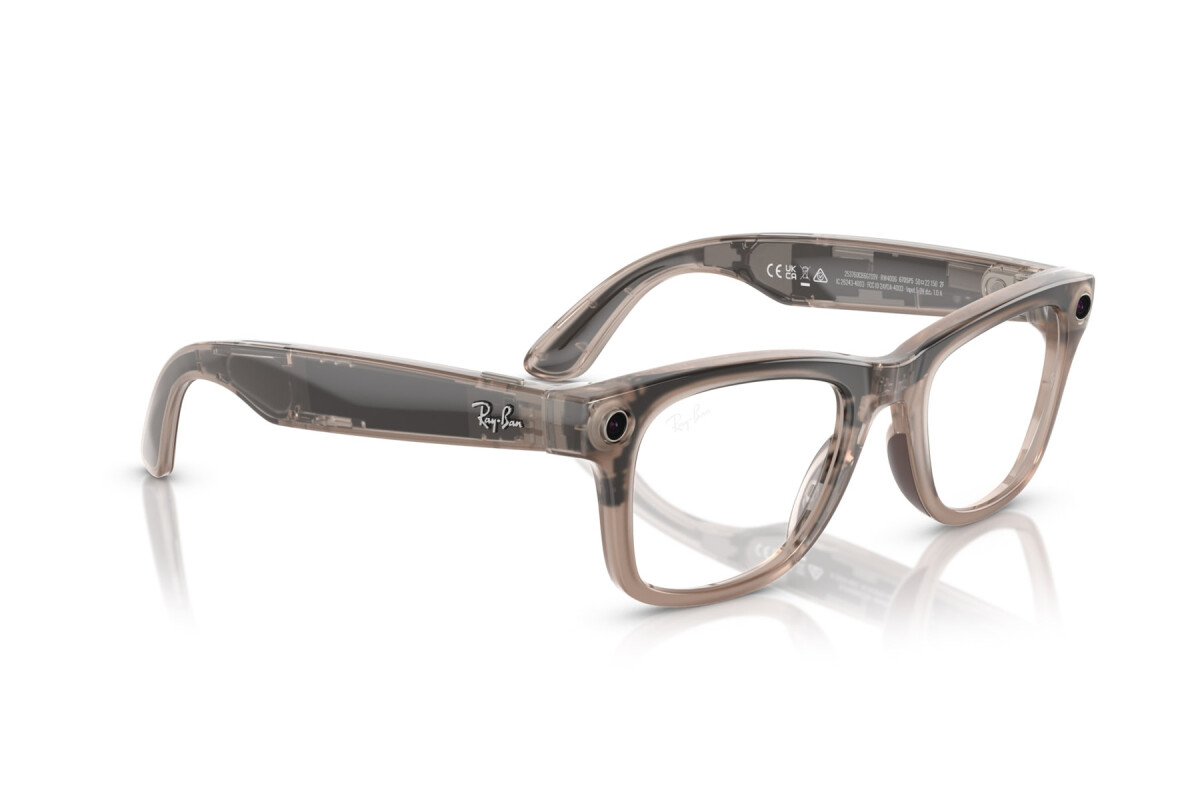 Occhiali da Sole Donna Uomo Ray-Ban Meta Smart Glasses Wayfarer RW 4006 6705P5