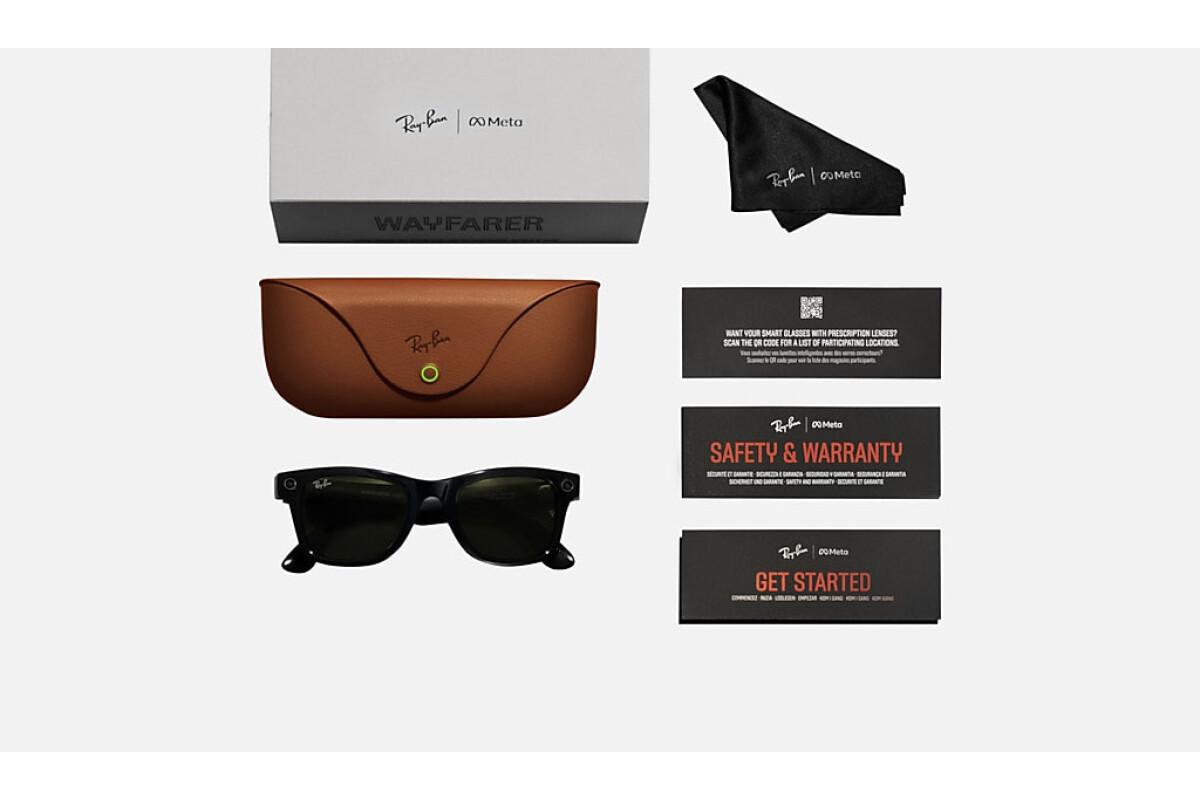 Occhiali da Sole Donna Uomo Ray-Ban Meta Smart Glasses Wayfarer RW 4006 670683