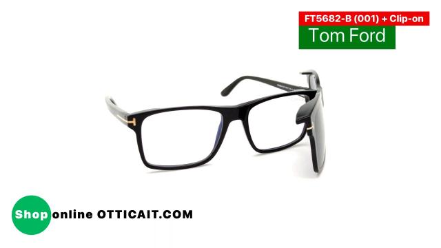 Tom Ford FT5682-B (001) + Clip-on