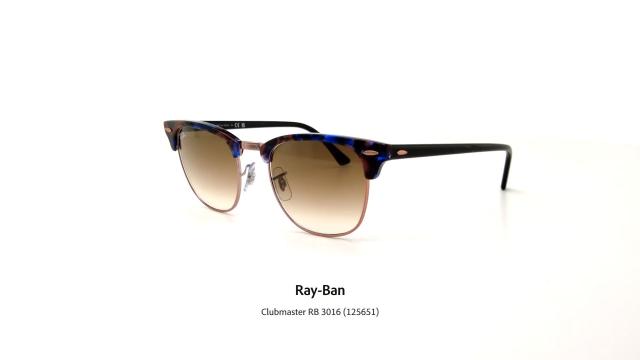 Ray-Ban Clubmaster RB 3016 (125651) - Occhiali da Sole | Vista 360°